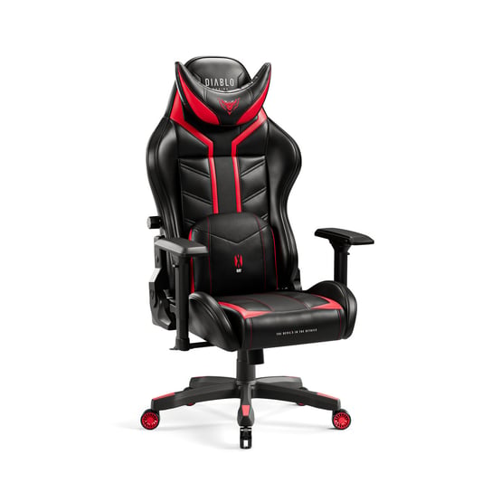 Fotel gamingowy DIABLO X-Ray King Size, czarno-czerwony, 143x74x68 cm Diablo Chairs