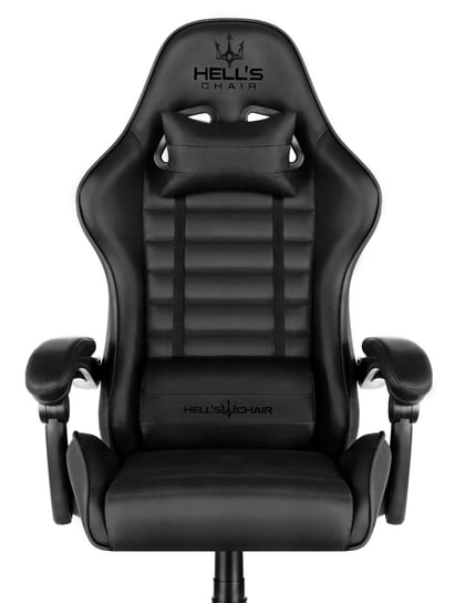 Fotel gamingowy Hell's Chair HC-1003 Black Czarny Tkanina Hells