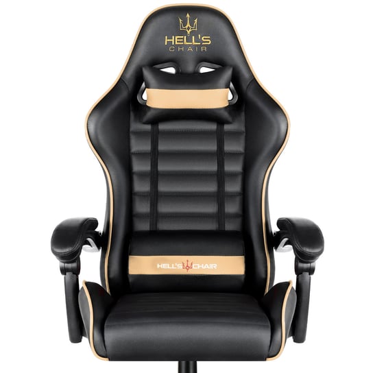 Fotel gamingowy Hell's Chair HC-1003 Plus Gold Złoty Hells