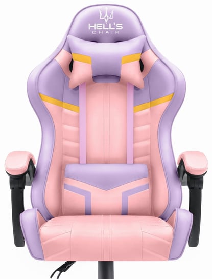 Fotel gamingowy Hell's Chair HC- 1004 Różowy Colorful Hells