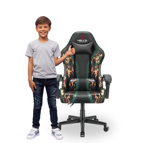 Fotel gamingowy Hell's Chair HC- 1005 Battle KIDS Moro Hells
