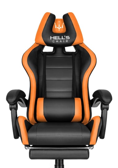 Fotel gamingowy Hell's Chair HC-1039 Orange Pomarańczowy Hells