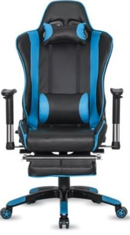 Fotel gamingowy IBOX Aurora GT1, czarno-niebieski IBOX