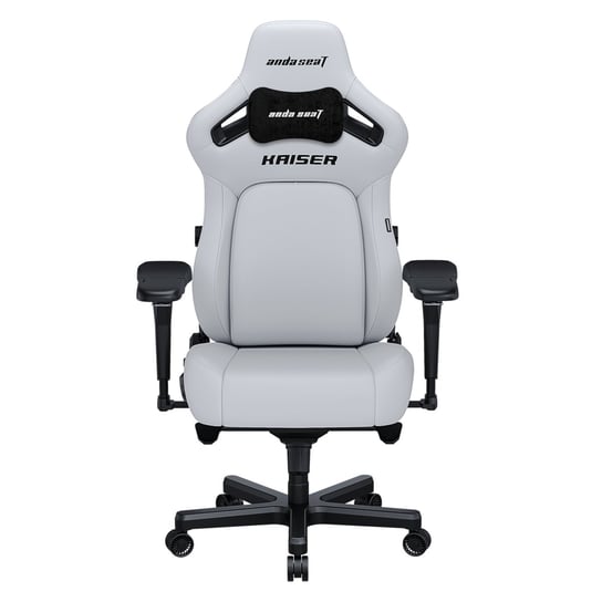 Fotel gamingowy Kaiser 4 L Anda Seat skórzany biały Anda Seat