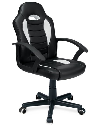 Fotel gamingowy komputerowy gracza obrotowy biurowy SOFOTEL Scorpion, biały SOFOTEL