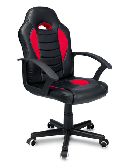 Fotel gamingowy komputerowy obrotowy gracza krzesło biurowe  SOFOTEL Scorpion, czerwony SOFOTEL