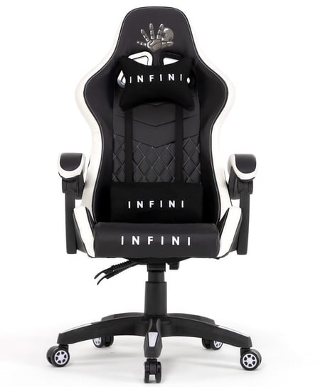Fotel gamingowy, krzesło Gracza INFINI Five White Infini