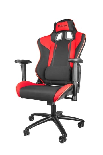 Fotel gamingowy NATEC GENESIS SX77, czarno-czerwony, 50x40x85 cm Genesis