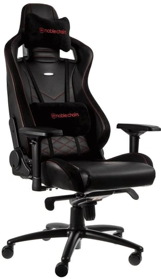 Fotel gamingowy NOBLECHAIRS Epic, czarno-czerwony, 131x84x84 cm Noble Chairs