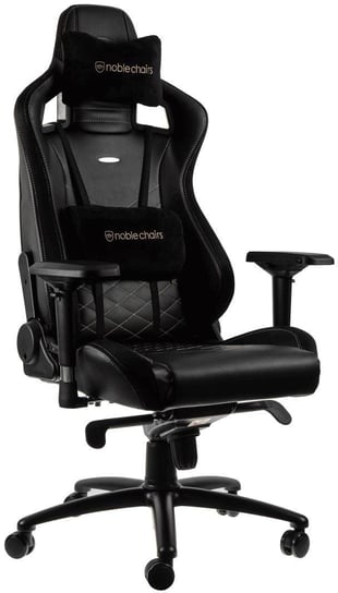 Fotel gamingowy NOBLECHAIRS Epic, czarno-złoty, 131x84x84 cm Noble Chairs