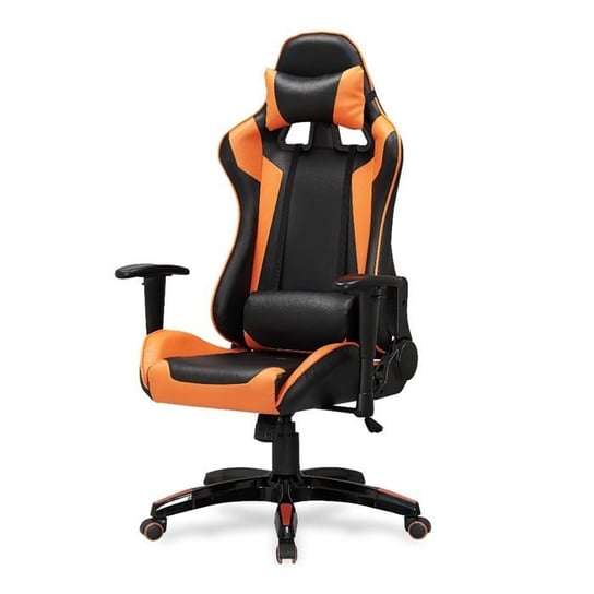 Fotel gamingowy STYLE FURNITURE Champion, czarno-pomarańczowy, 55x69x126-134 cm Style Furniture