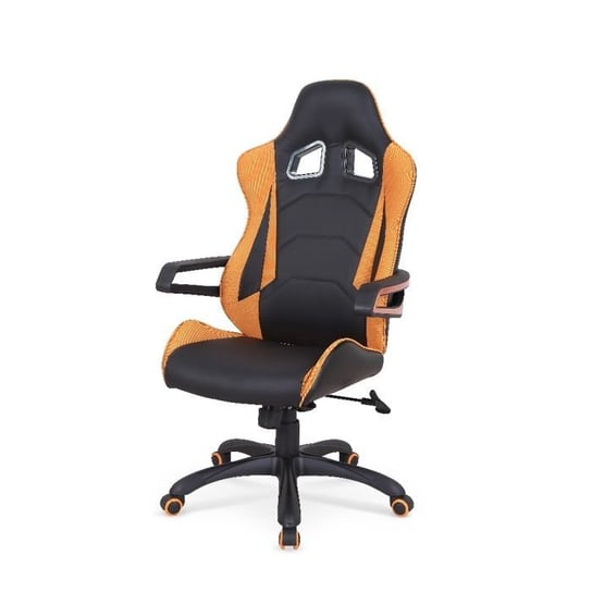 Fotel gamingowy STYLE FURNITURE Gidran, czarno-pomarańczowy, 64x79x125 cm Style Furniture