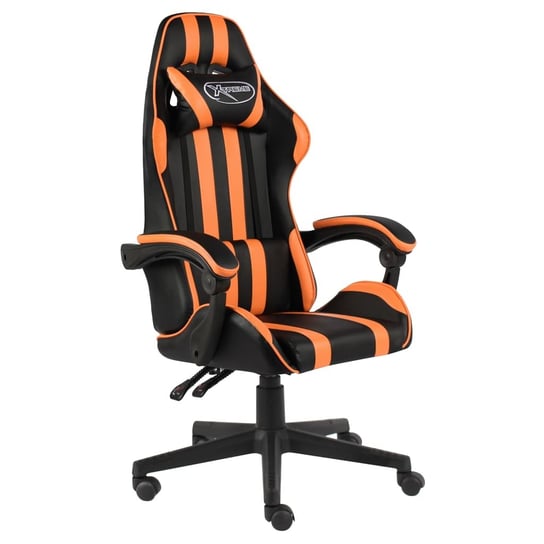Fotel gamingowy VIDAXL, czarno-pomarańczowy, 62x69x130 cm vidaXL