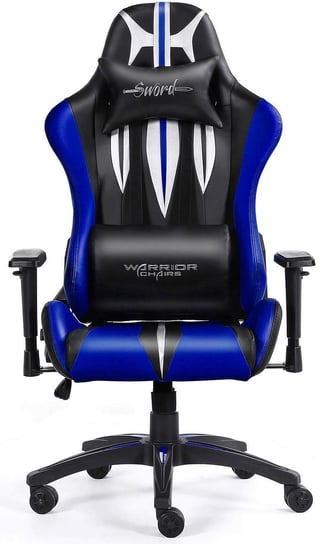 Fotel gamingowy WARRIOR CHAIRS Sword, czarno-niebieski WARRIOR CHAIRS