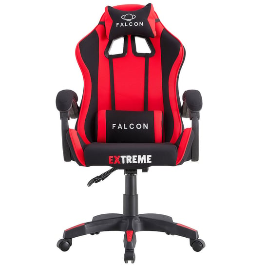 Fotel Gamingowy z tkaniny EXTREME Falcon Red , krzesło gracza Extreme