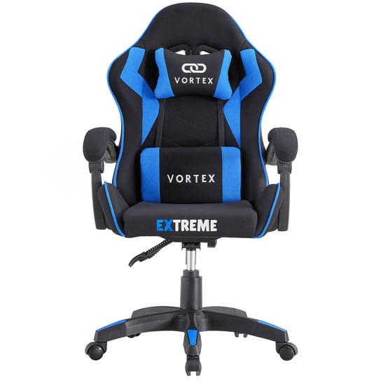 Fotel Gamingowy Z Tkaniny Extreme Vortex Blue, Krzesło Gracza Extreme