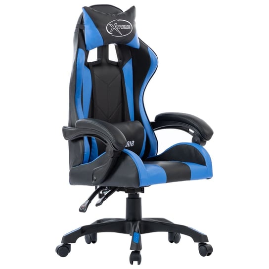 Fotel gamingowyVIDAXL, niebieski, 64x65x119 cm vidaXL