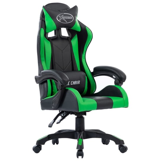 Fotel gamingowyVIDAXL, zielony, 64x65x119 cm vidaXL