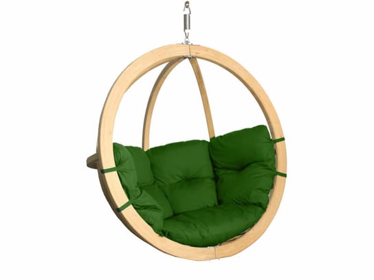 Fotel hamakowy drewniany, zielony Swing Chair Single (3) Koala