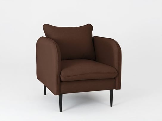 Fotel INSIT POSH BLACK, brązowy, 90x80x89 cm Instit