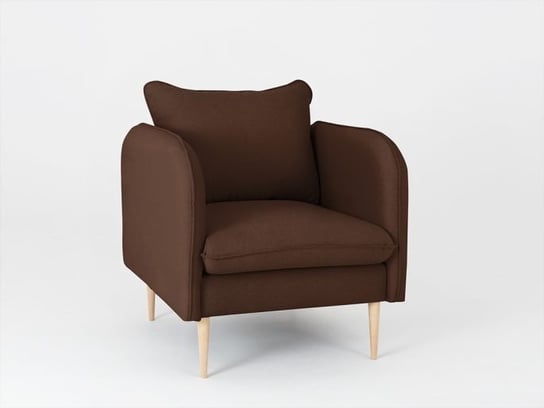 Fotel INSIT POSH WOOD, brązowy, 90x80x89 cm Instit