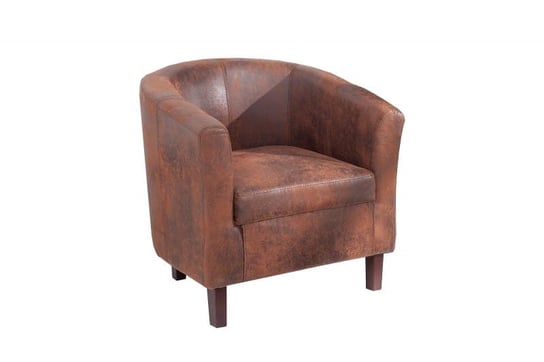 Fotel INTERIOR Eleganza, brązowy, 74 cm INTERIOR