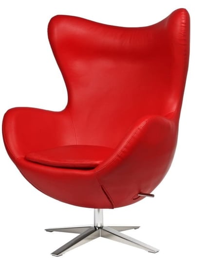 Fotel Jajo Soft Skóra Ekologiczna 513 Czerwony D2.DESIGN