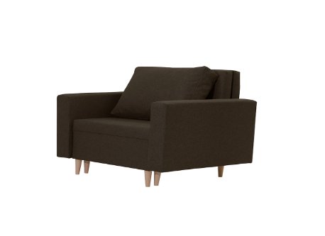 Fotel KEN z funkcją spania Sofa Ciemny brązowy wygodniej.pl