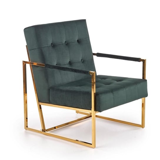 Fotel klubowy ELIOR Verden, ciemnozielony, 54x55x78 cm Elior