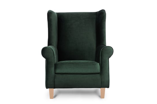 Fotel KONSIMO Miles, zielony, 82x105x97 cm Konsimo