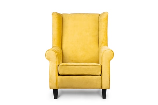 Fotel KONSIMO Miles, żółty, 82x105x97 cm Konsimo