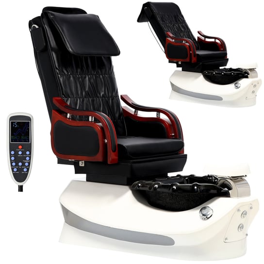 Fotel kosmetyczny elektryczny pedicure SPA hydromasaż z masażem pleców Calissimo