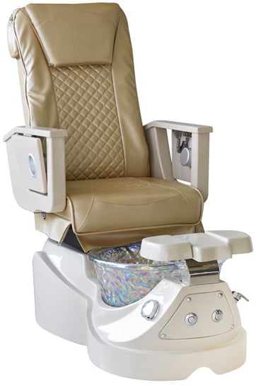 Fotel Kosmetyczny Elektryczny Z Masażem Do Pedicure Stóp Do Salonu Spa Biały ENZO