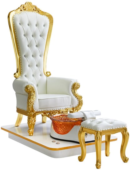 Fotel kosmetyczny klasyczny pedicure SPA hydromasaż z masażem pleców Calissimo