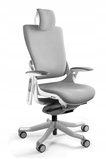 Fotel krzesło biurowe ergonomiczne Wau 2 biały Unique