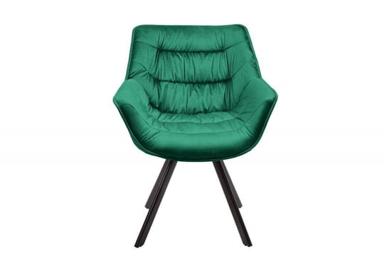 Fotel krzesło Dutch komfort szmaragdowe aksamit 82cm (Z39475) INTERIOR