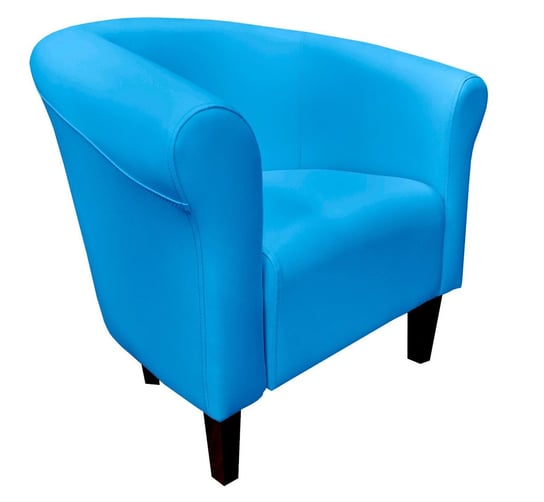 Fotel Milo D25 Niebieski Nogi Atos