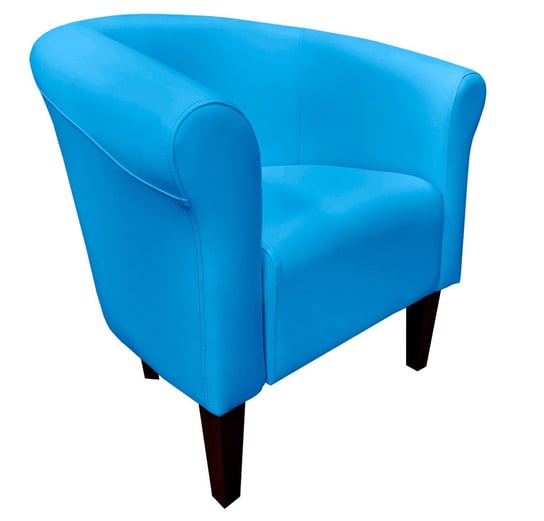 Fotel Milo D25 Niebieski Nogi Atos