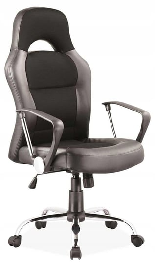 Fotel obrotowy biurowy q-033 czarny krzesło Signal