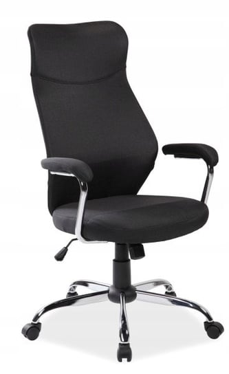 Fotel obrotowy biurowy q-319 czarny krzesło Signal