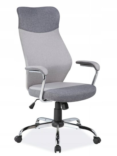 Fotel obrotowy biurowy q-319 szary krzesło Signal
