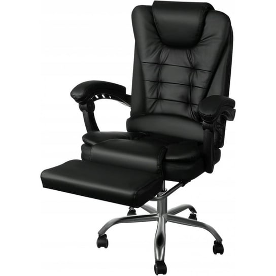 Fotel Obrotowy Boss Z Podnóżkiem - Czarny Ko22Cz Inna marka