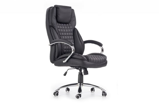 Fotel obrotowy ergonomiczny czarny APORIO Konsimo