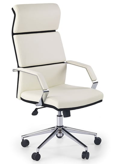 Fotel obrotowy PROFEOS Daren, biało-czarny, 63x60x117 cm Profeos