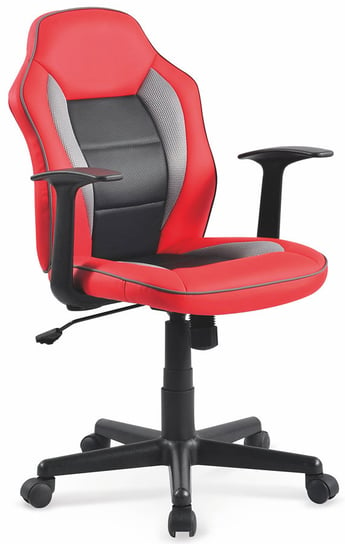 Fotel obrotowy PROFEOS Nomer, czerwono-czarny, 60x59x100 cm Profeos