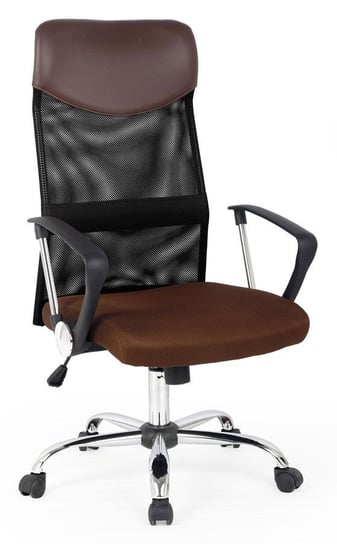 Fotel obrotowy PROFEOS Vespan, brązowo-czarny, 61x63x120 cm Profeos