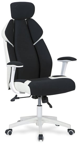 Fotel obrotowy PROFEOS Zenter, czarno-biały, 70x65x128 cm Profeos