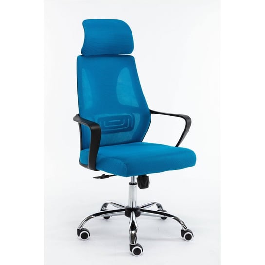 Fotel obrotowy TOPESHOP nigel, niebieski, 125x50x50 cm Topeshop