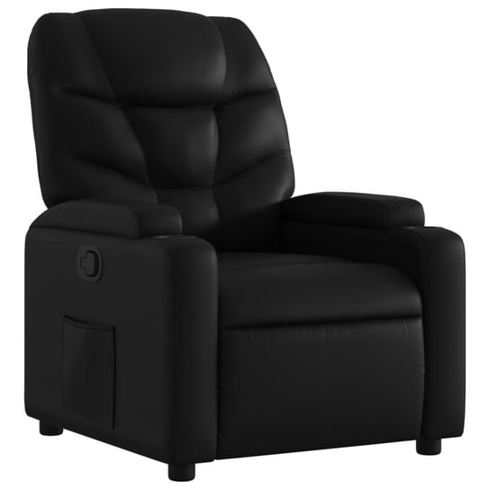 Fotel odchylany z funkcją 135°, czarny, sztuczna s Inna marka