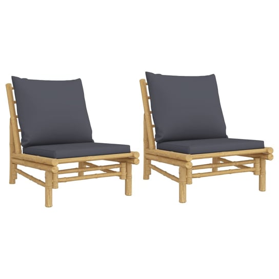 Fotel ogrodowy bambusowy z poduszkami, 60x86x73,5 Zakito Europe